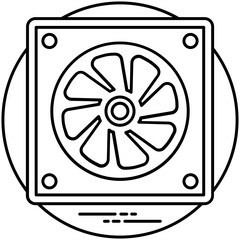 
A hardware device of computer having small fan and storage
