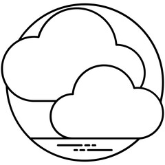 
A cloud graphic in the background of data storage devices attached  with them, big data concept 
