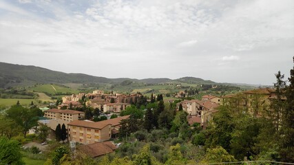 Fototapeta na wymiar view of the village in region