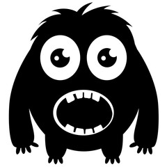 
A pink colored horrible faced creature with bulging eyes and big teeth and unusual body characterizing the oddball monster 
