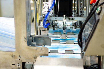 Medical Face Mask Making Machine. Mask Production Line