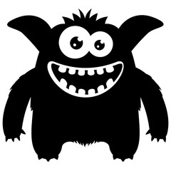 
A pink colored horrible faced creature with bulging eyes and big teeth and unusual body characterizing the oddball monster 
