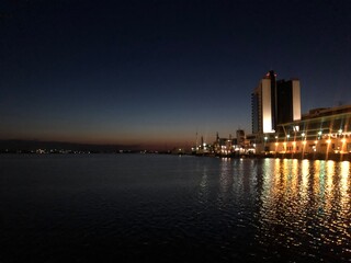 Obraz premium city at night