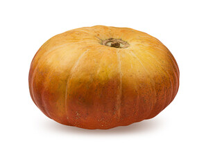 Pumpkin isolated on white background with clipping path