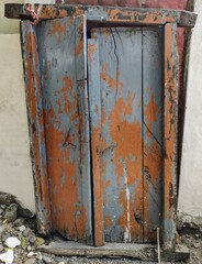 old rusty door