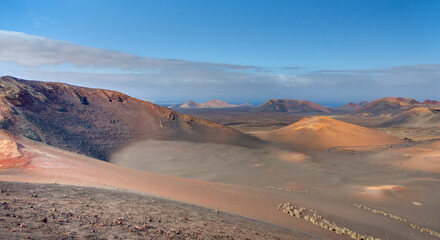 Fototapeta na wymiar Timanfaya National Park, Lanzarote, HDR Image