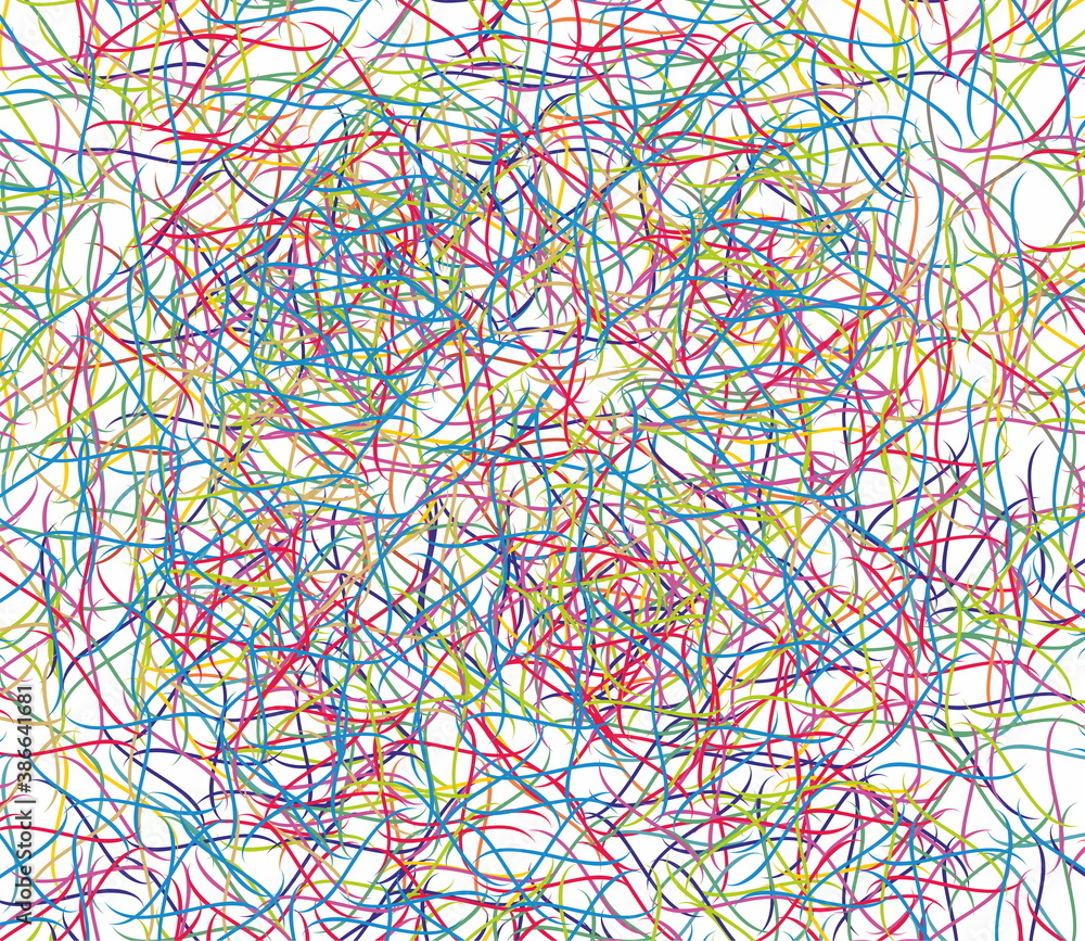 Poster decorative multicolored abstract background of lines
