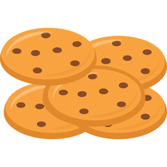 
Fresh baked biscuits having chocolate chunks in it characterizing baked chocolate chips cookies 
