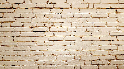 Old brick wall texture of stone blocks closeup for background.