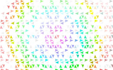 Light Multicolor, Rainbow vector pattern in polygonal style.