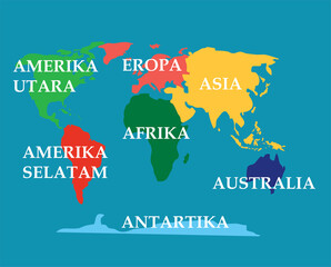 world map vector

vector map and named the continent