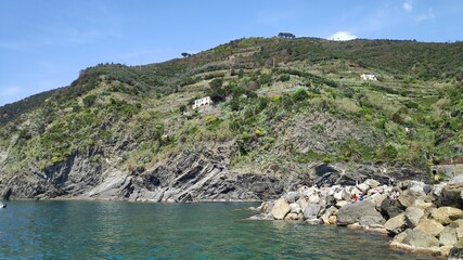 view of the sea and mountains