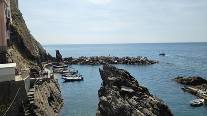 view of the sea and mountains