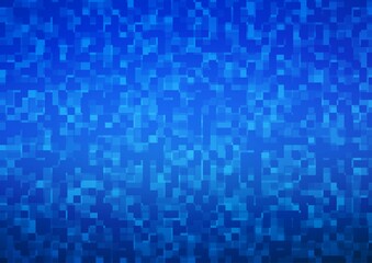 Light BLUE vector backdrop with rectangles, squares.