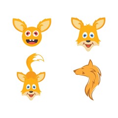 fox  icon vector illustration design