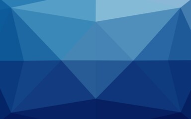 Obraz premium Light BLUE vector abstract mosaic pattern.