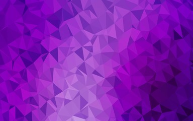 Light Purple vector polygon abstract layout.