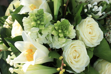 White wedding bouquet