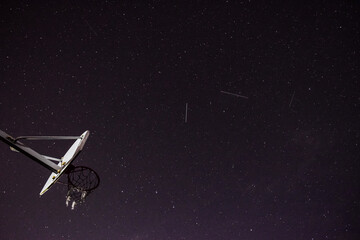 Night sky with stars
