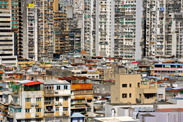 Fototapeta na wymiar view of the city in Macao