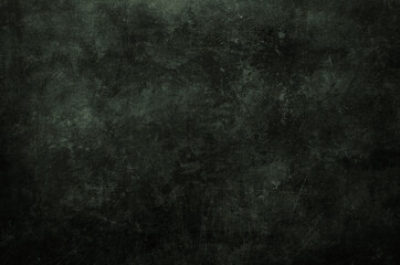 Obraz premium Dark green grungy background