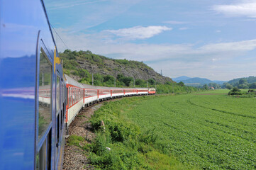 railway in the mountains