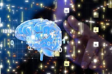 mind AI smart brain artificial system network digital