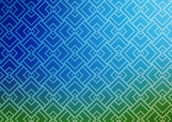 Light Blue, Green vector pattern with narrow lines.
