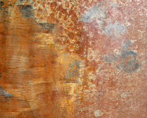 fondo de metal oxidado con textura color anaranjado
