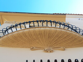 Fragment architektury Anzio, Italia.