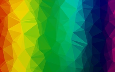 Light Multicolor, Rainbow vector abstract mosaic pattern.