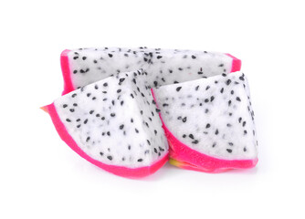 Dragon fruit isolated on white background