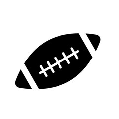 American football icon illustration on white background