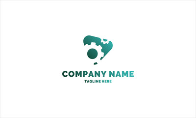 gear logo template for any company or individual