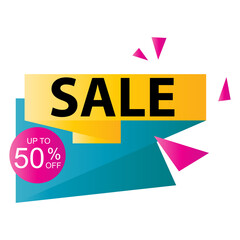 Sale up to 50% Off Vector Template Design Illustration