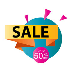 Sale up to 50% Off Vector Template Design Illustration