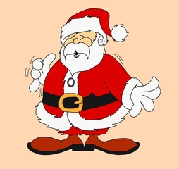 santa claus cartoon