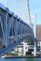 Obraz premium レインボーブリッジ構造部分