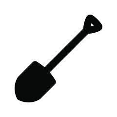 Shovel icon. digging vector icon. vector illustration