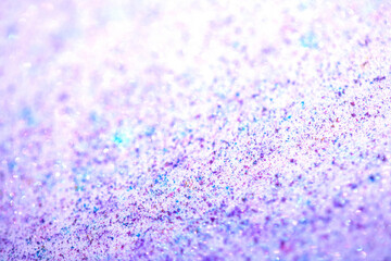 Obraz premium Close Up of Mica Glitter with Bokeh For Background