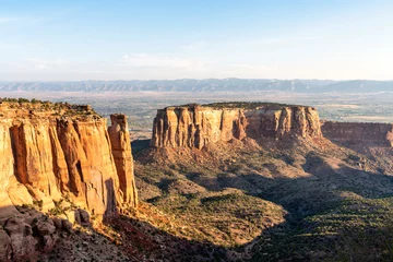 Zelfklevend Fotobehang Desert landscape - Colorado National Monument © skostep