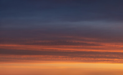 background of sunset cloudscape with red clouds