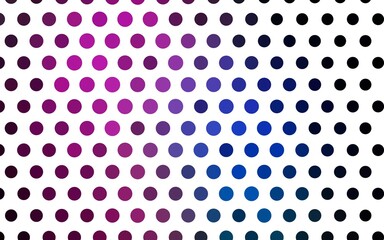 Light Pink, Blue vector background with bubbles.