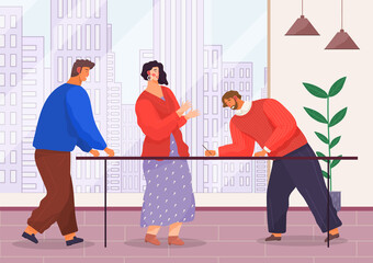 Conference, business meeting, group of workers discussing project, drawing at table, new work plan, designers working in team, teamwork concept, partners and brainstorming, discuss startup, employees