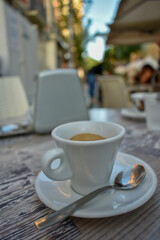 Coffee Cup at the Bar