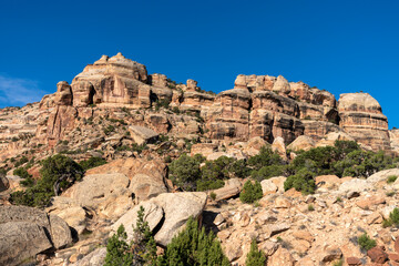 Fototapeta na wymiar Desert landscape - Colorado National Monument