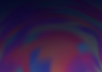Dark Purple vector glossy bokeh pattern.
