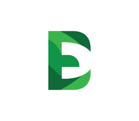 E Alphabet Nature Logo Design Concept