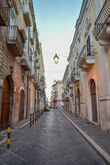 Foggia Streets by Sunset