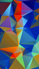 Abstract Color Polygon Background Design, Abstract Geometric Origami Style With Gradient. Presentation,Website, Backdrop, Cover,Banner,Pattern Template